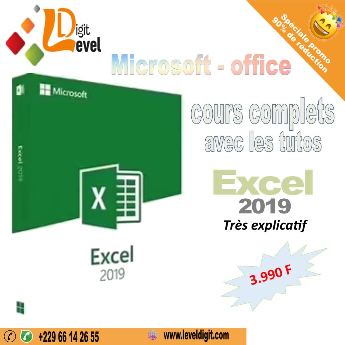 Formation Complète Excel 2019 Édition Premium Level Digit 7323